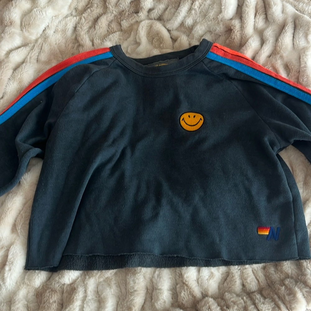 Aviator Nation Cropped Sweatshirt
